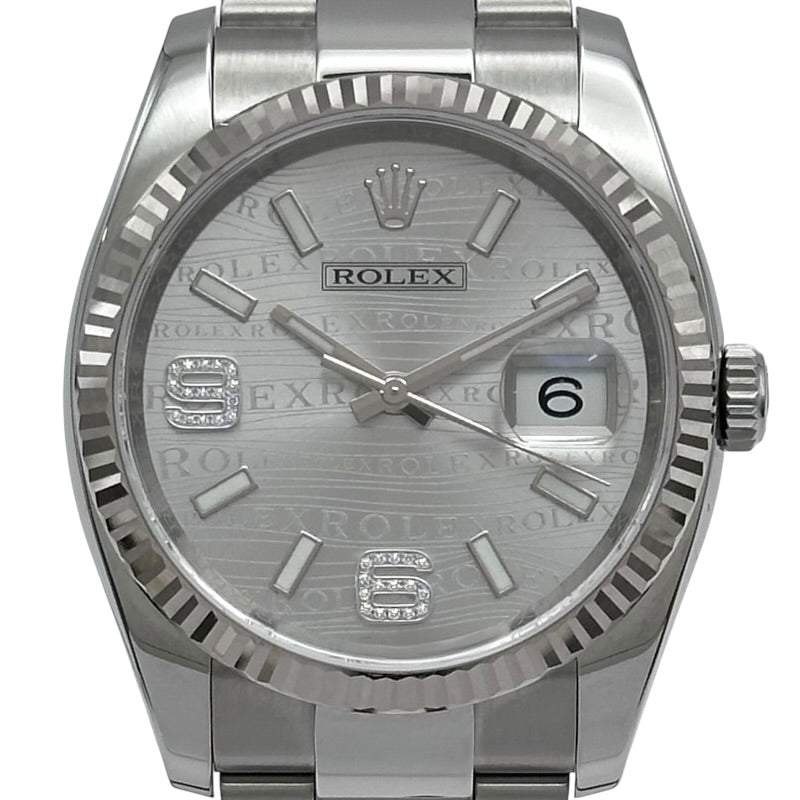 ロレックス ROLEX デイトジャスト36 ウェーブ 116234 シルバー