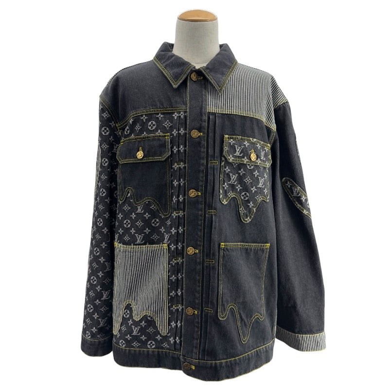 ｋathyLouis Vuitton マルチカラーブラックGジャン ルイ・ヴィトン LOUIS VUITTON xNIGO クレイジーワークウェアデニム