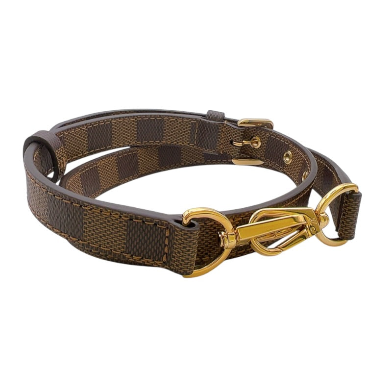 ルイビィトン ショルダーストラップ ルイ・ヴィトン LOUIS VUITTON ショルダーストラップ ブラウン ダミエ