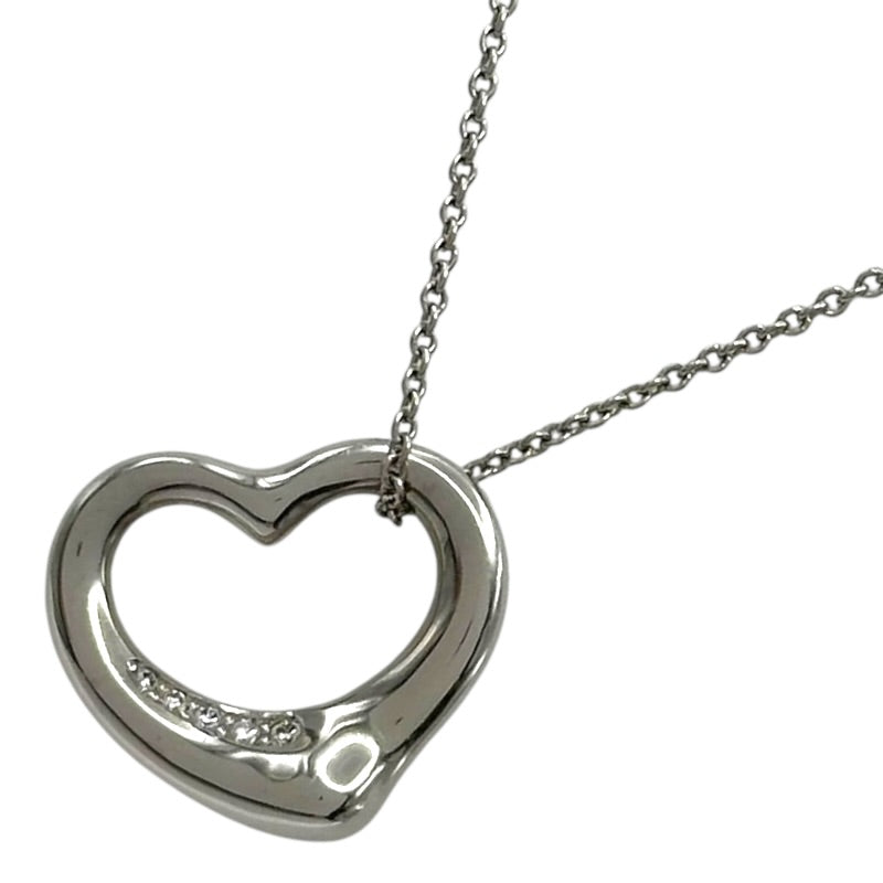 ティファニー TIFFANY＆CO オープンハートネックレス プラチナ Pt950