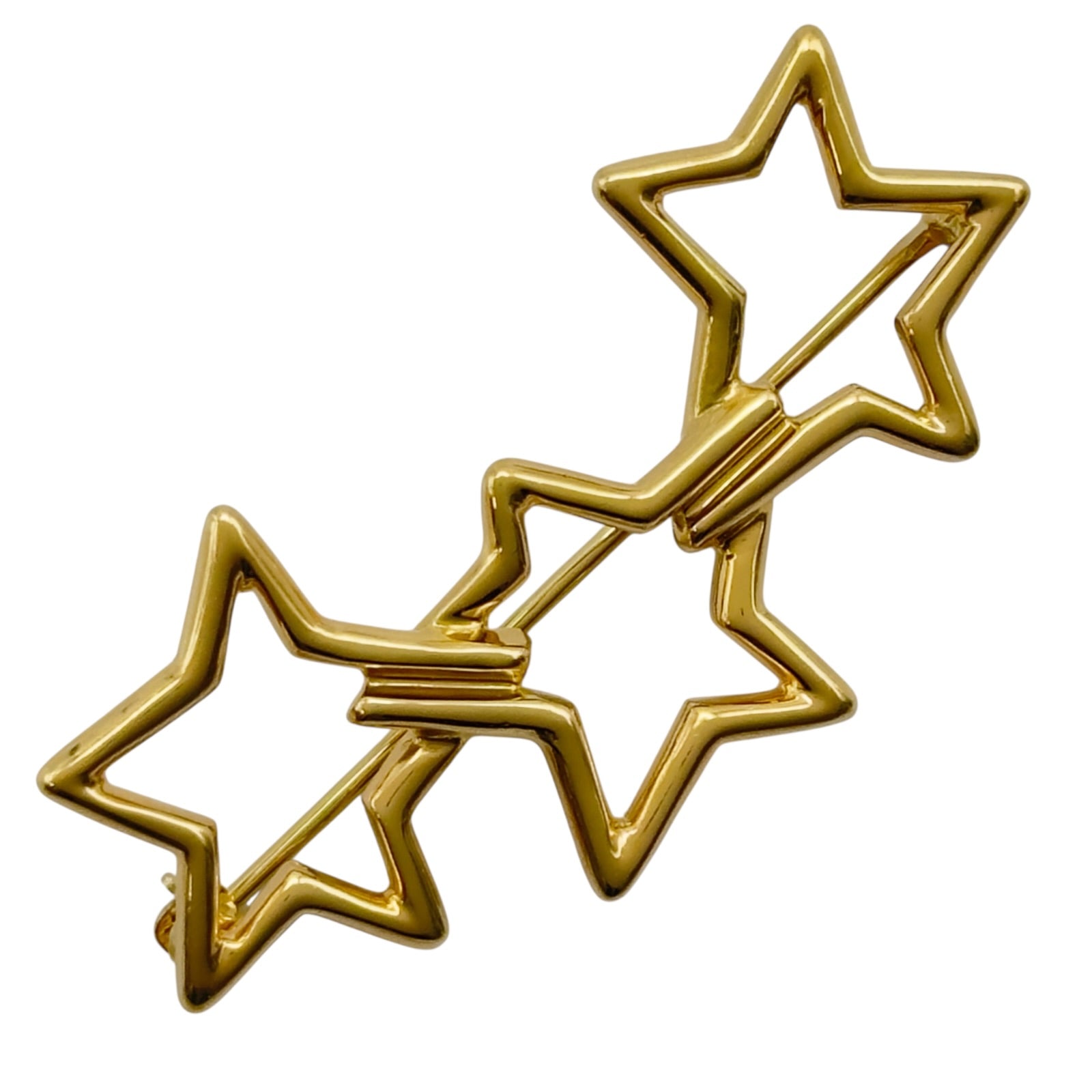 ティファニー TIFFANY&CO トリプルスターブローチ ゴールド 18K ティファニー TIFFANY&CO トリプルスターブローチ ゴールド 18K