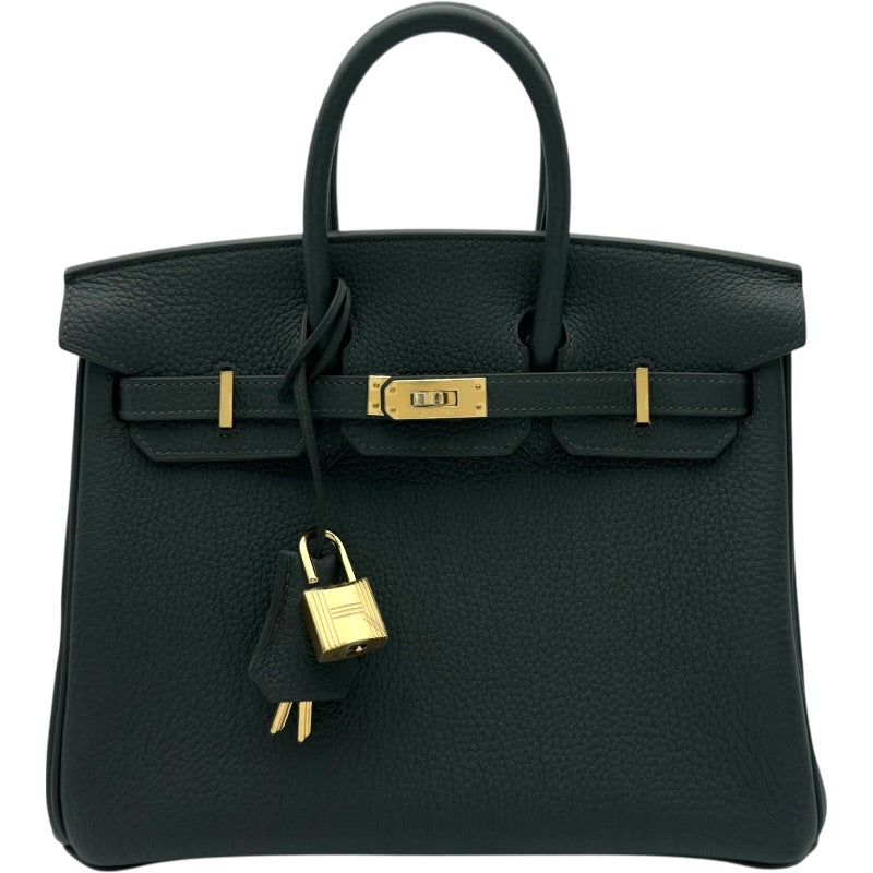 エルメス HERMES バーキン25 K刻 ヴェールマングローブ ゴールド金具