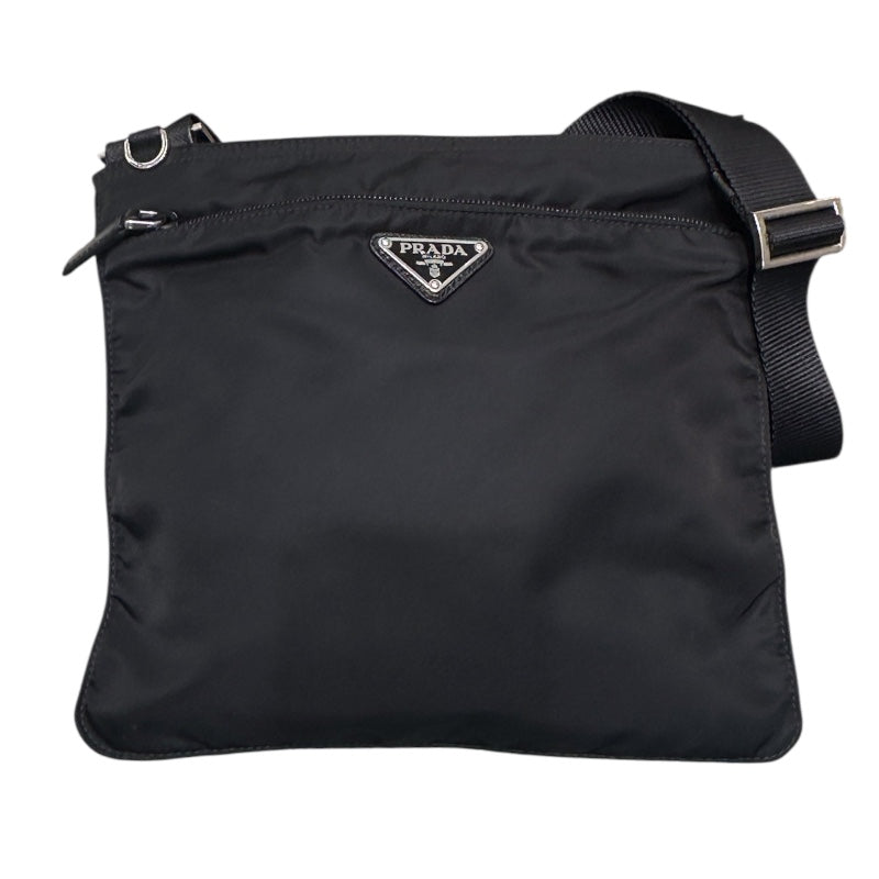 プラダ PRADA ナイロンショルダーバッグ 1BH978 ブラック ナイロン