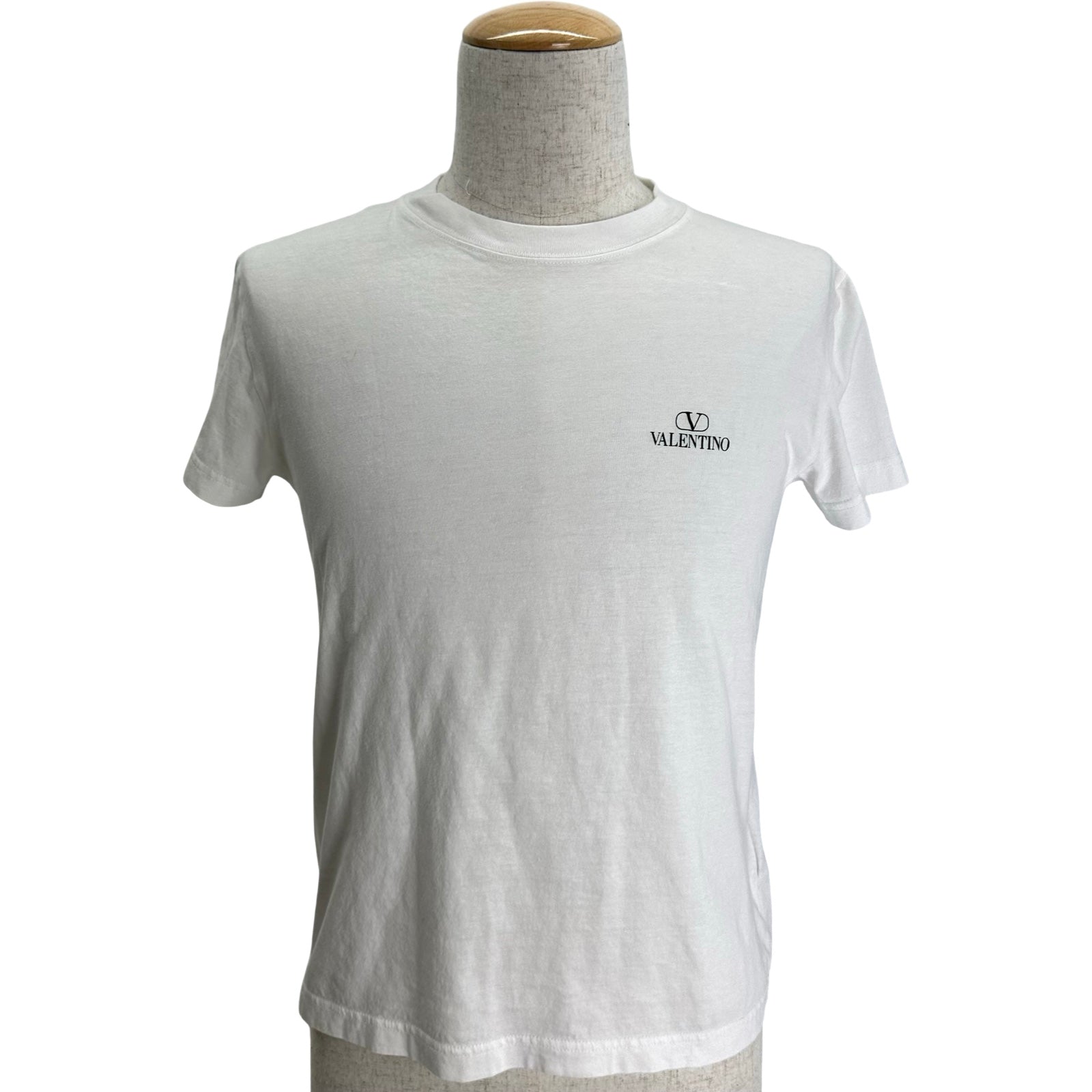 ヴァレンティノ VALENTINO ワンポイントロゴ半袖Tシャツ 1V3MG11Z8MS 