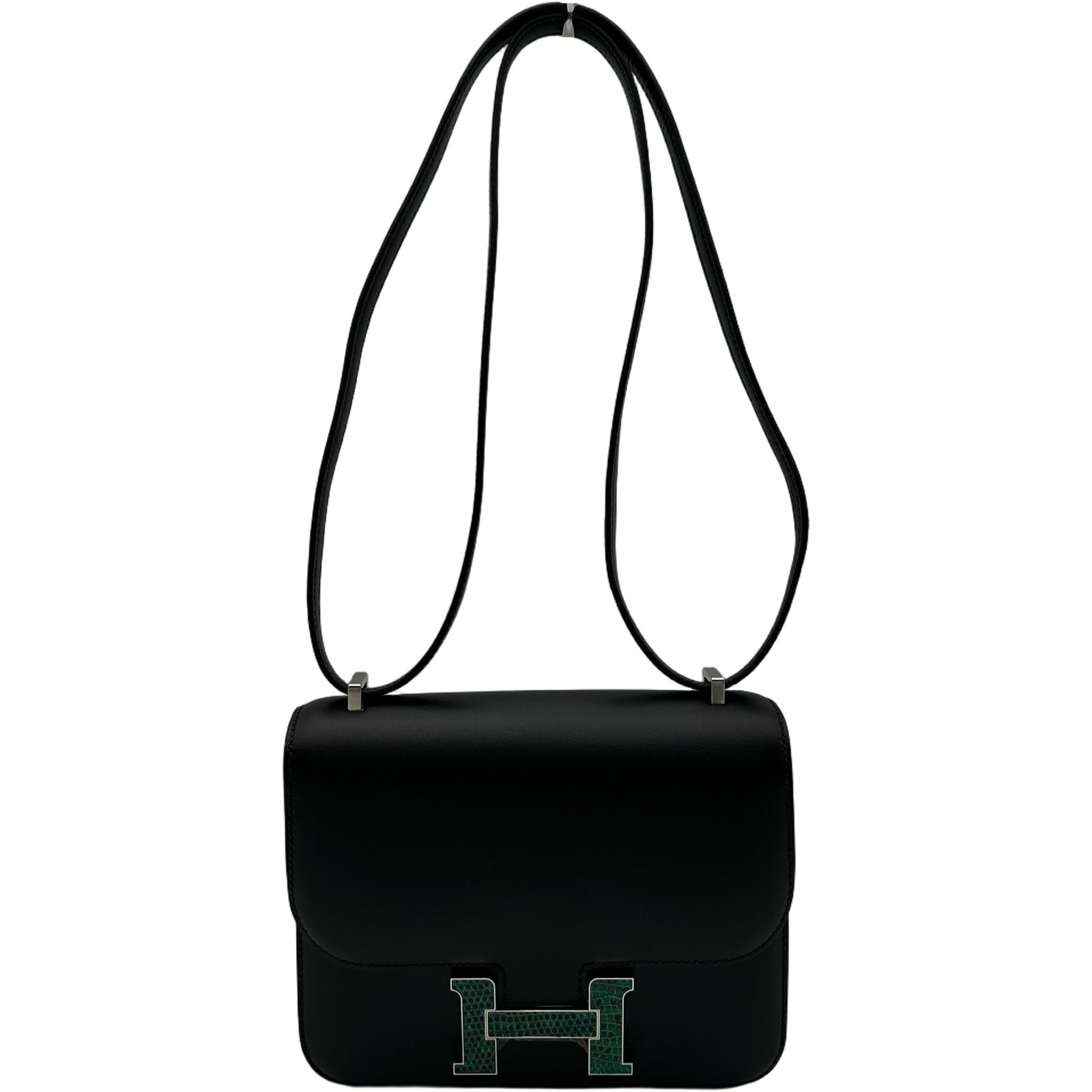 エルメス HERMES コンスタンス3 ミニ K刻印　(2025年製) ブラック/ヴェールヴェルティゴ シルバー金具 ヴォータデラクト レディース ショルダーバッグ エルメス HERMES コンスタンス3 ミニ K刻印 (2025年製) ブラック