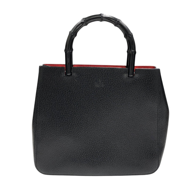 グッチ GUCCI バンブーハンドバッグ 002・1061 ブラック レザー 