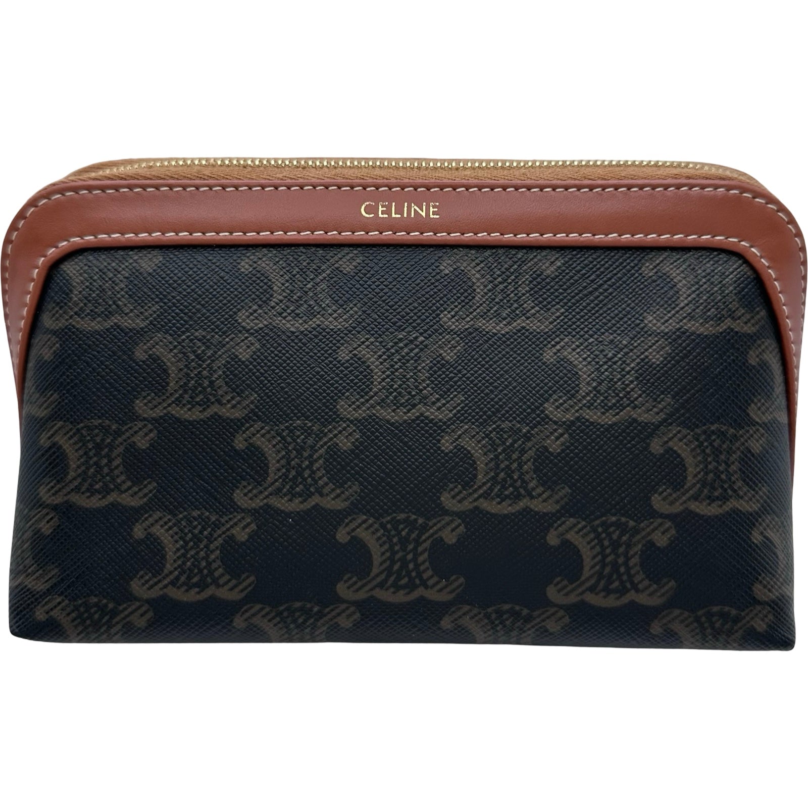 セリーヌ CELINE スモール コスメティックポーチ 4M1622CZ タン 