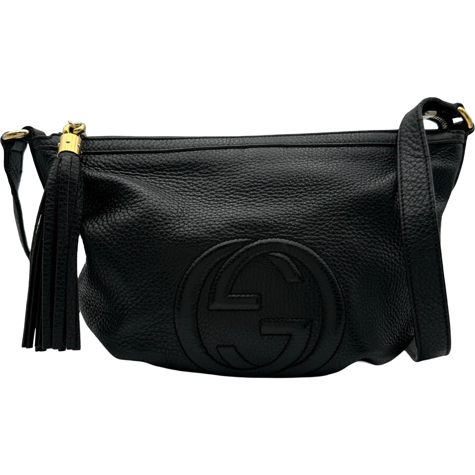 グッチ GUCCI ソーホーショルダー 308361 ブラック レザー レディース 