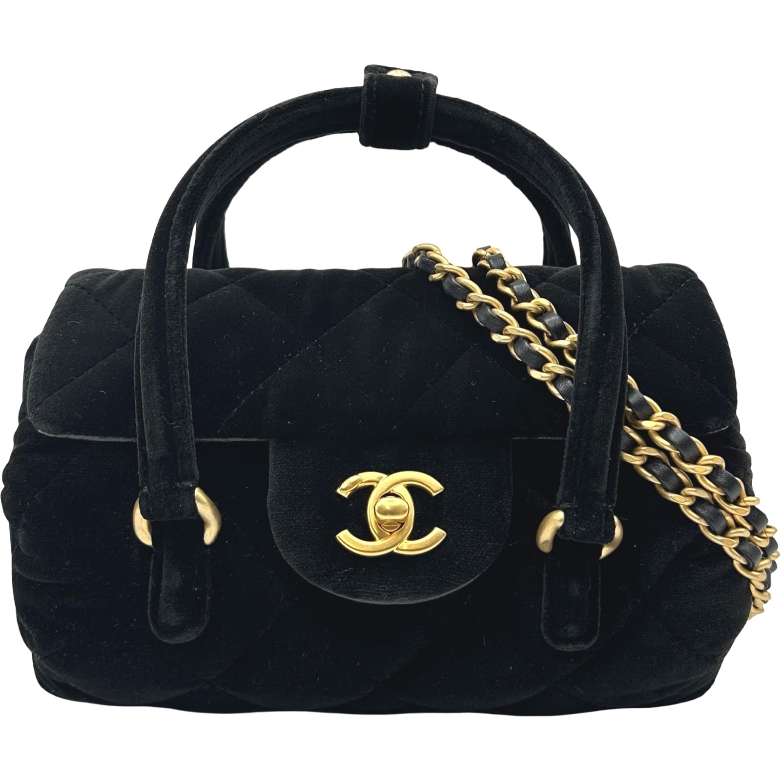 CHANEL♡ハンドバッグショルダーバック2way 2WAY♡【 CHANEL】チェーン ホーボーバッグ トップハンドル (CHANEL