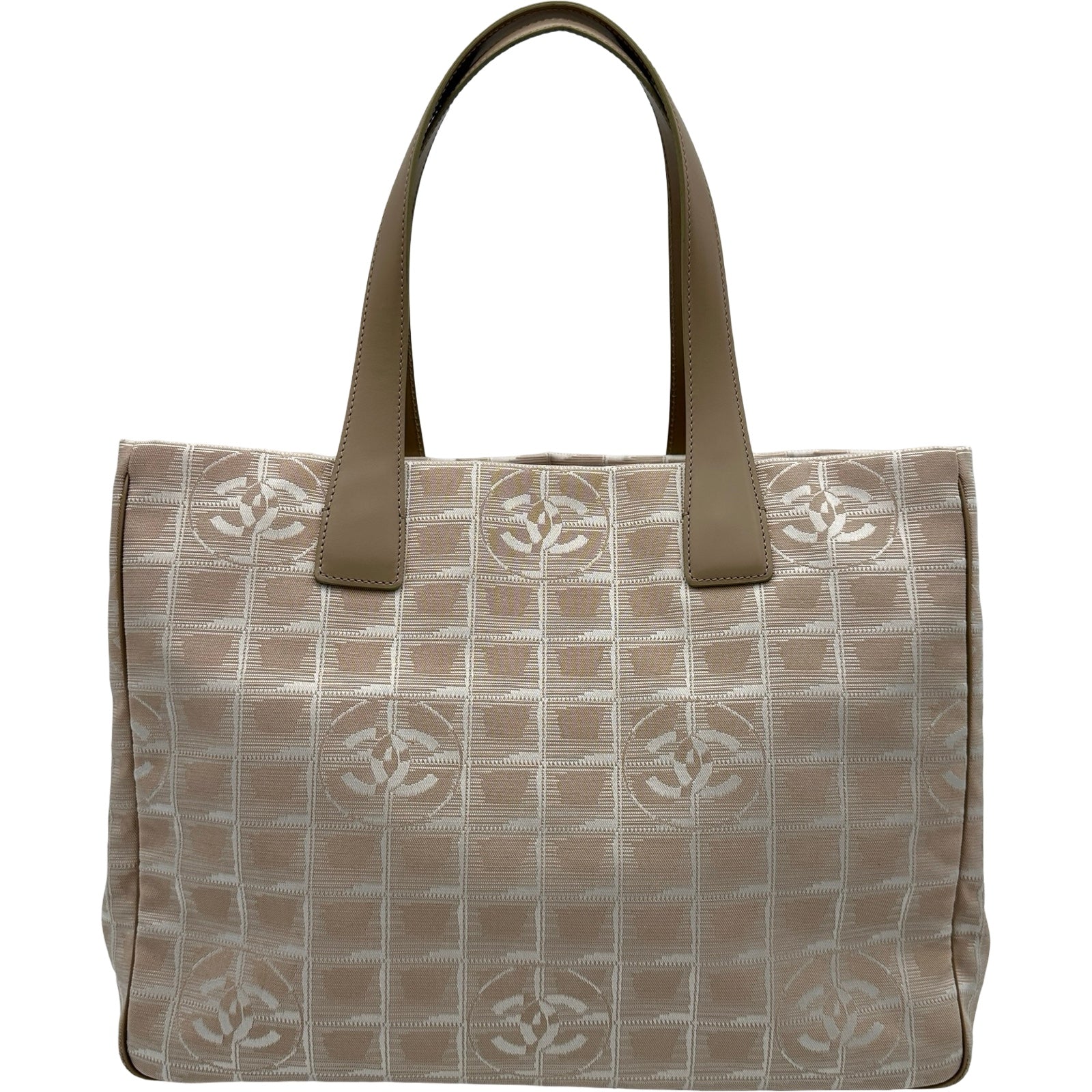 シャネル CHANEL ニュートラベルライントートMM A15991 8番台 ピンク