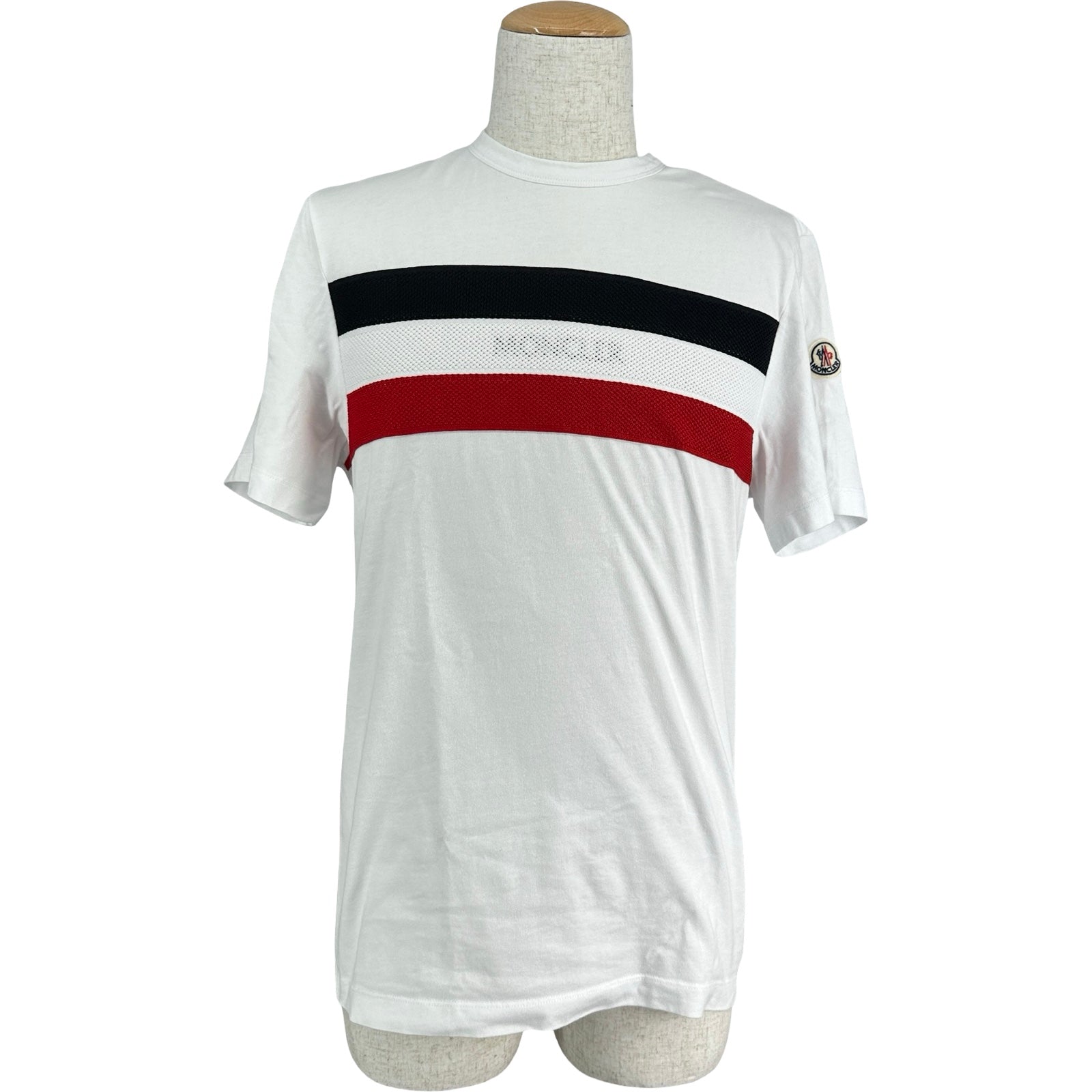 オーダー MONCLER ホワイト Tシャツ 半袖 【公式通販】