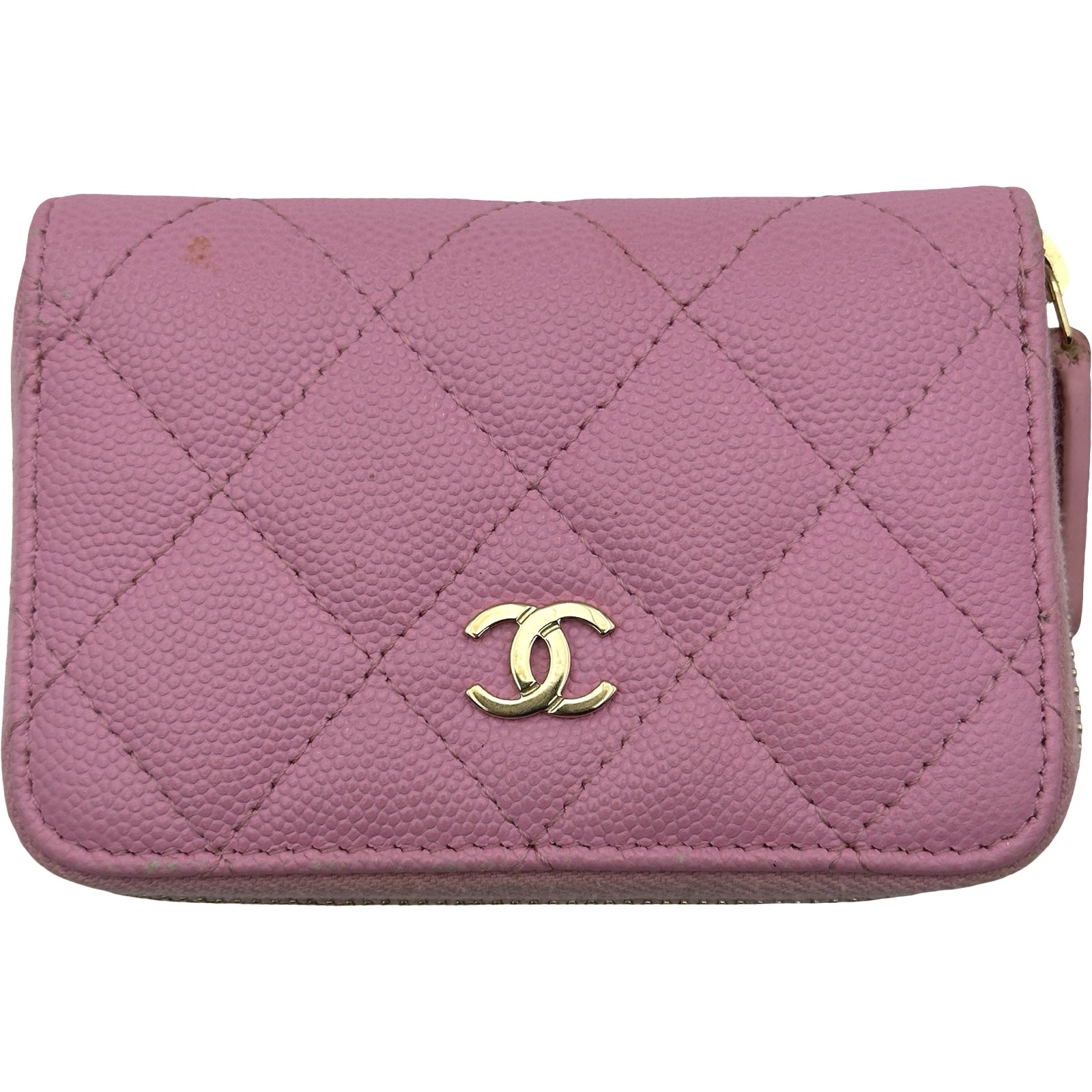 シャネル CHANEL クラシック ジップ コインパース AP0216 ピンク