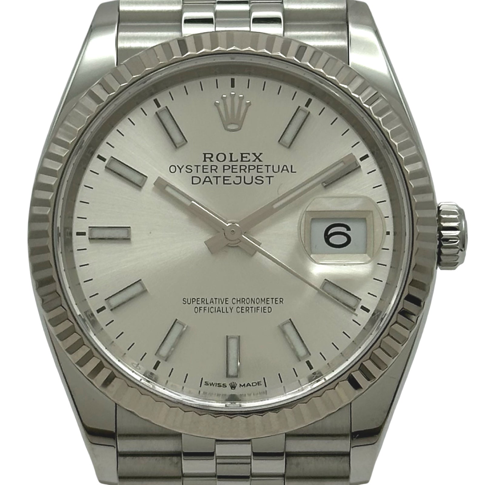 ロレックス ROLEX デイトジャスト36 126234 シルバー ホワイトゴールド 