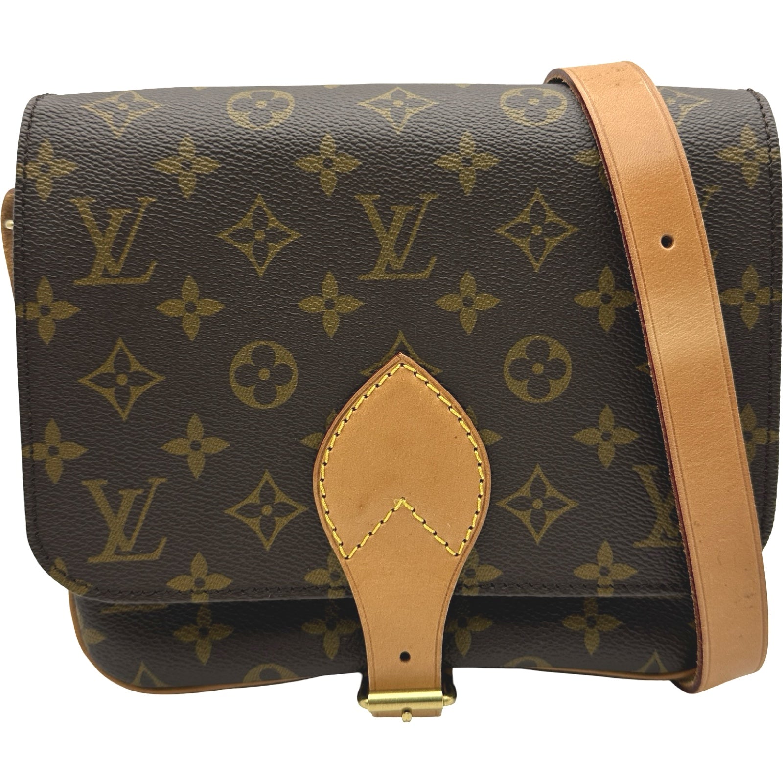ルイ・ヴィトン LOUIS VUITTON カルトシエールMM M51253 ブラウン 