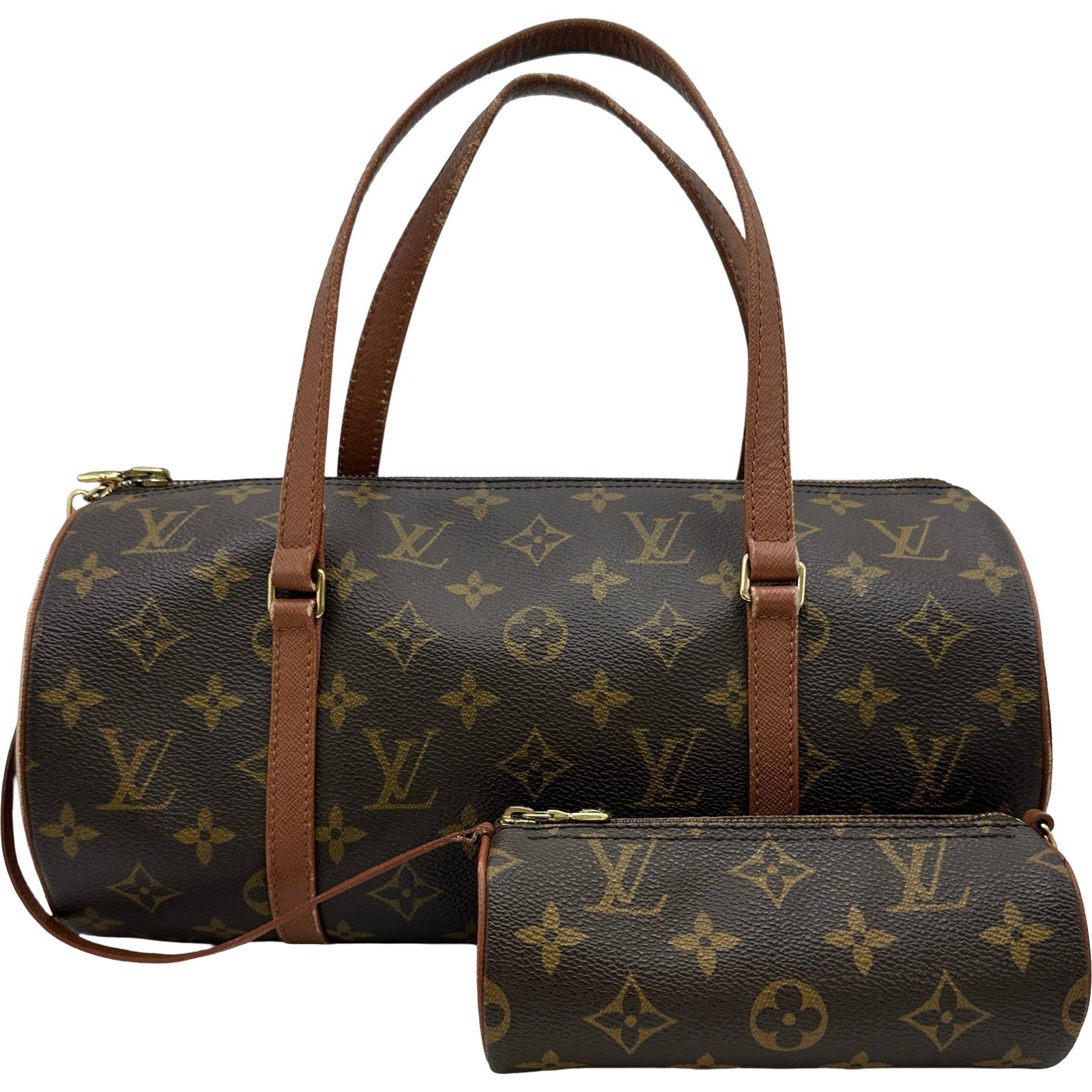 【キャベツ】ルイヴィトン　バック　パピヨン ルイ・ヴィトン LOUIS VUITTON パピヨン M51365 ブラウン モノグラム