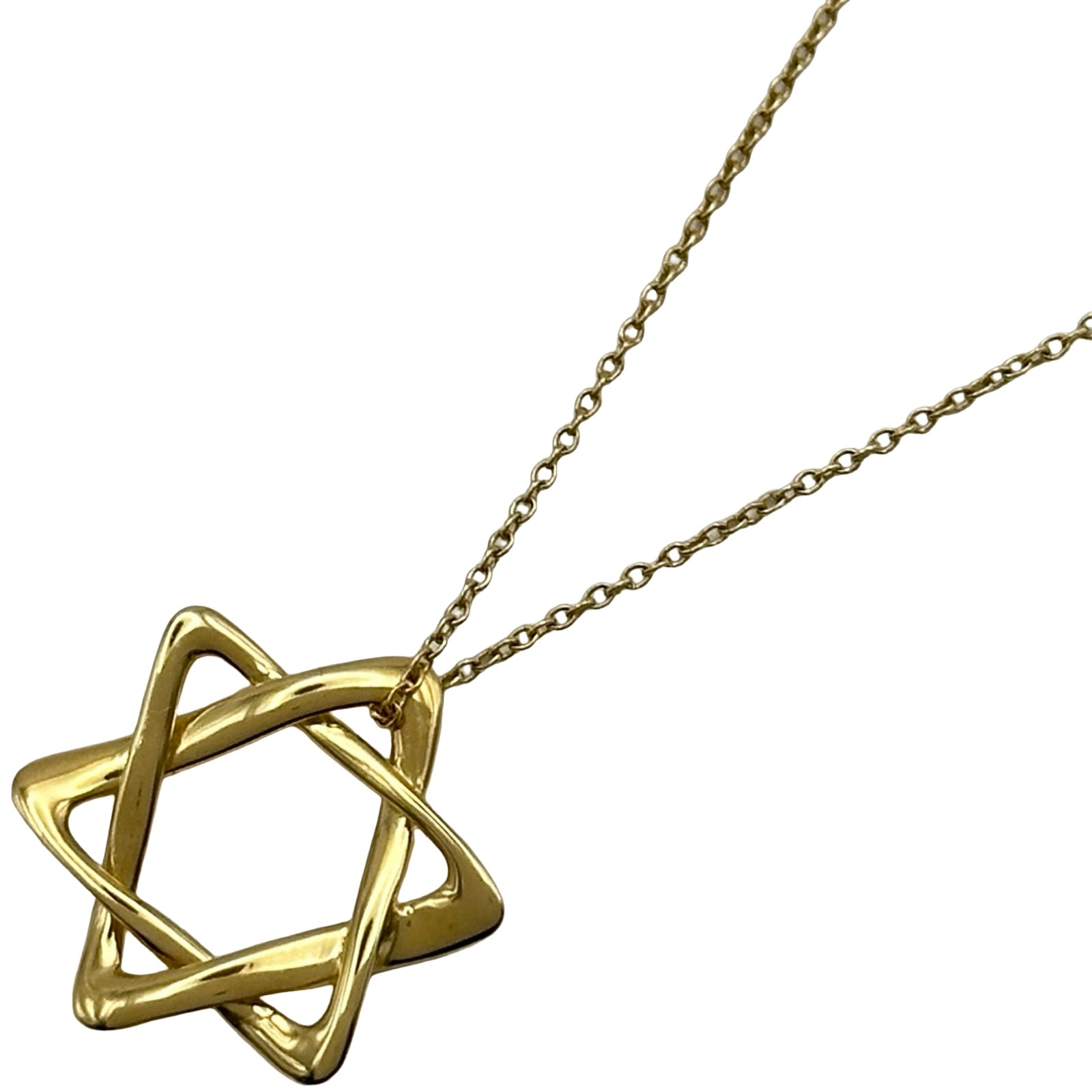 ティファニー TIFFANY＆CO スターオブダビデネックレス ゴールド 18K