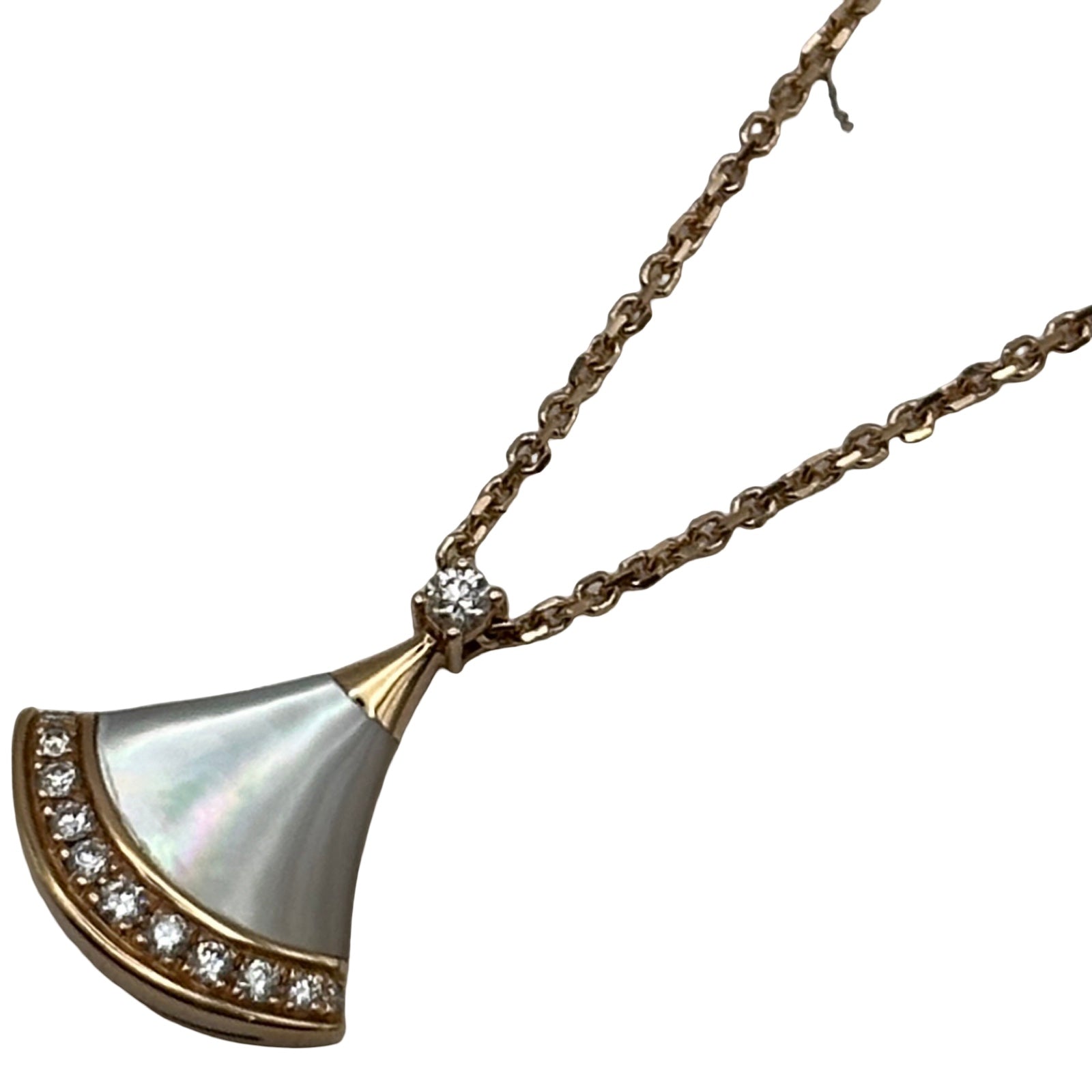 ブルガリ BVLGARI ディーバドリームネックレス ピンクゴールド 750