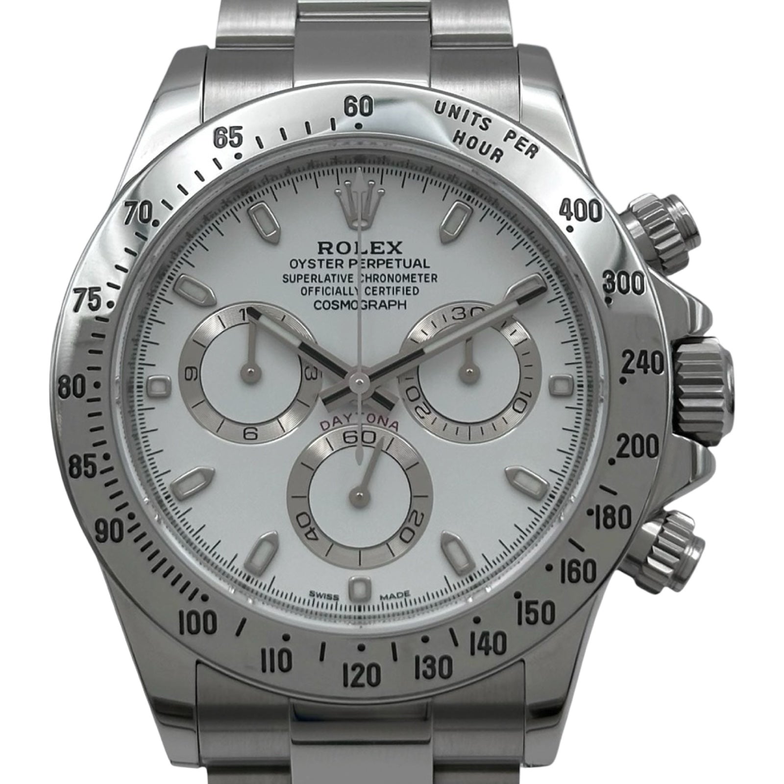 ロレックス ROLEX デイトナ 116520 ホワイト ステンレススチール 自動