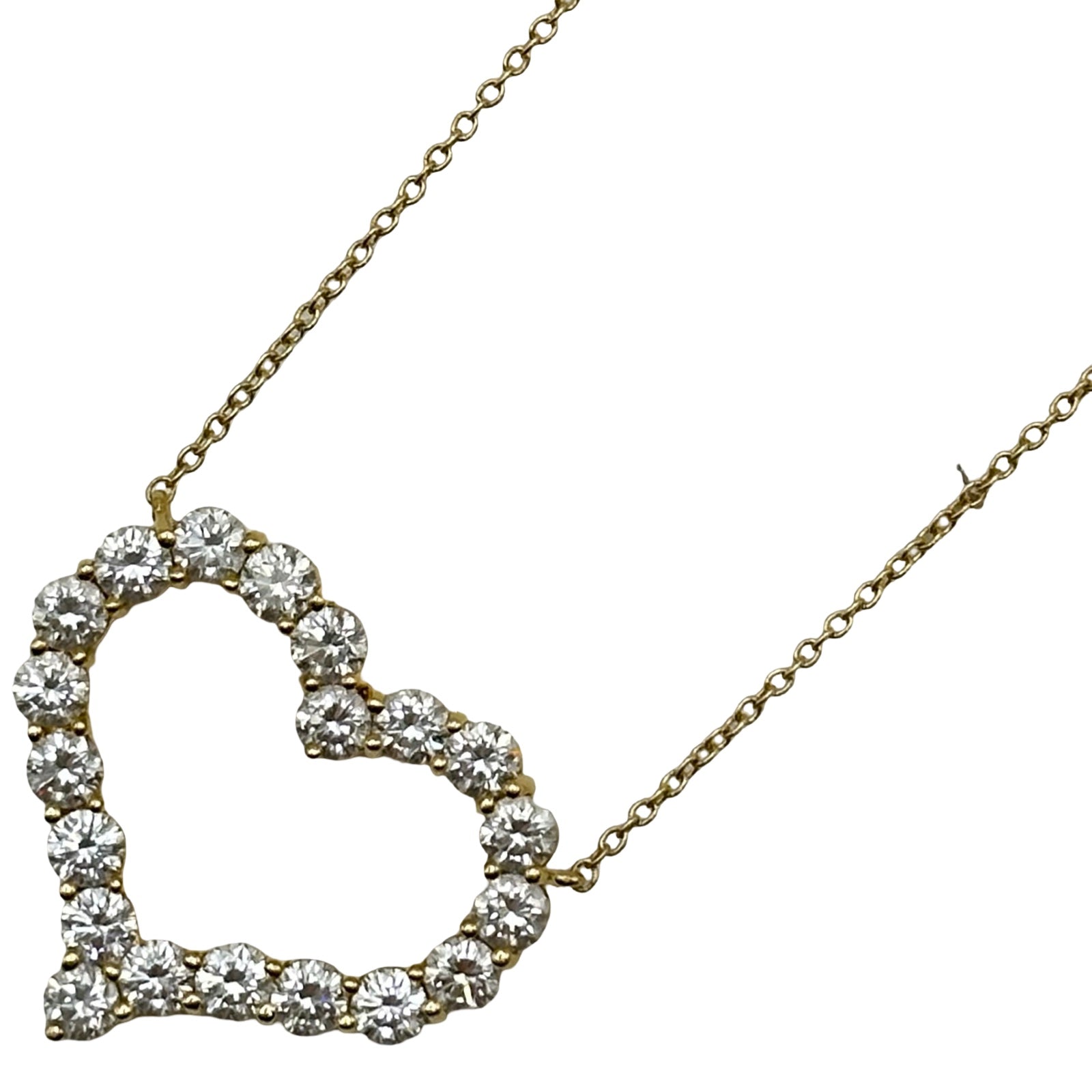 ティファニー TIFFANY＆CO センチメンタルハートネックレス ゴールド
