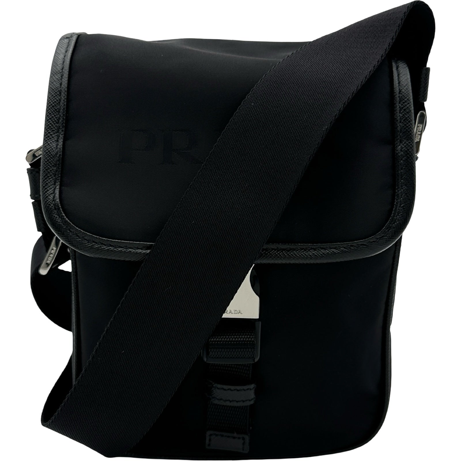 プラダ PRADA Re-Nylon ショルダーバッグ 2VD028 ブラック シルバー金具 ナイロン レディース ショルダーバッグ プラダ PRADA Re-Nylon ショルダーバッグ 2VD028 ブラック シルバー