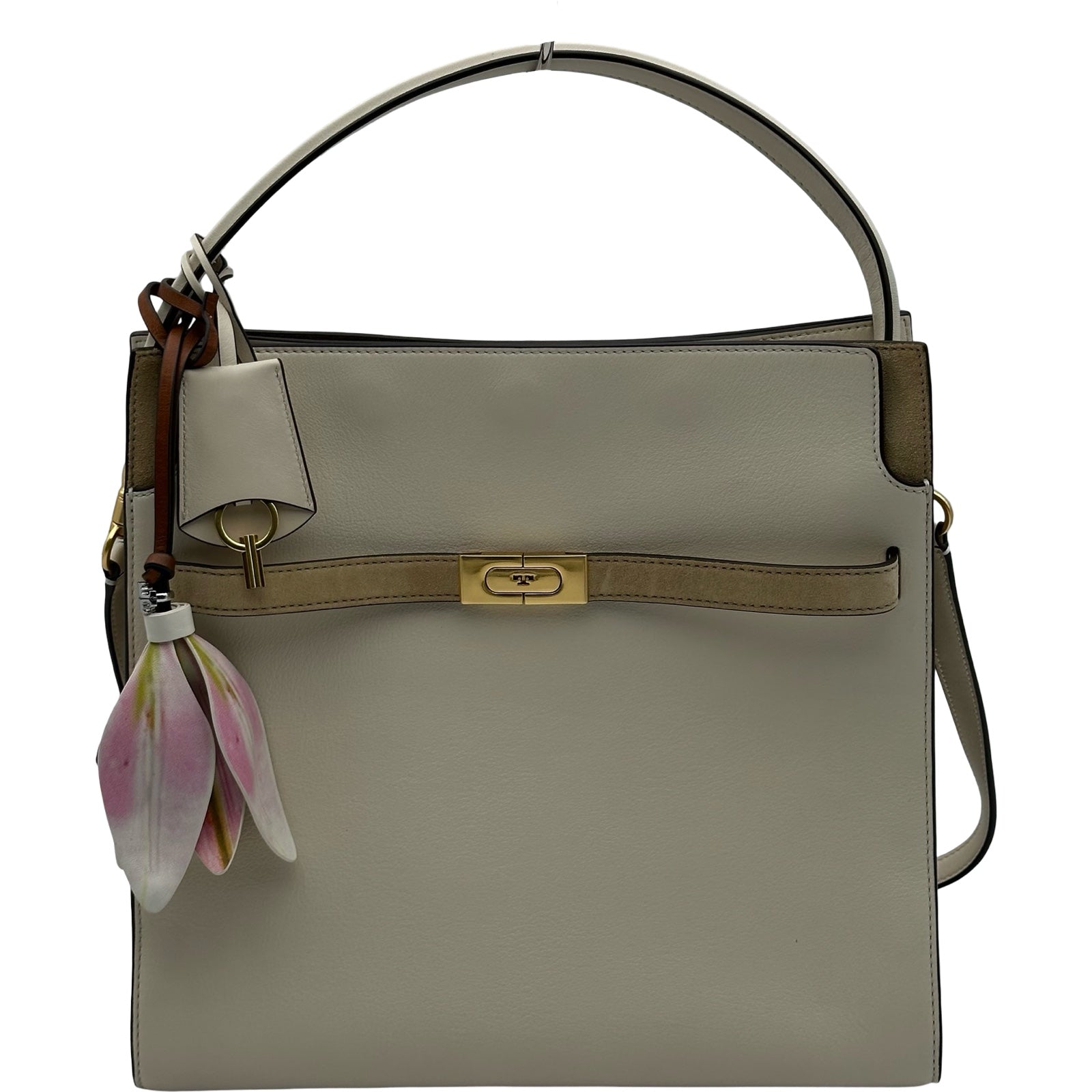 トリーバーチ TORY BURCH リーラジウィルダブルバッグ 77238 アイボリー レザー/スエード レディース ショルダーバッグ トリーバーチ TORY BURCH リーラジウィルダブルバッグ 77238