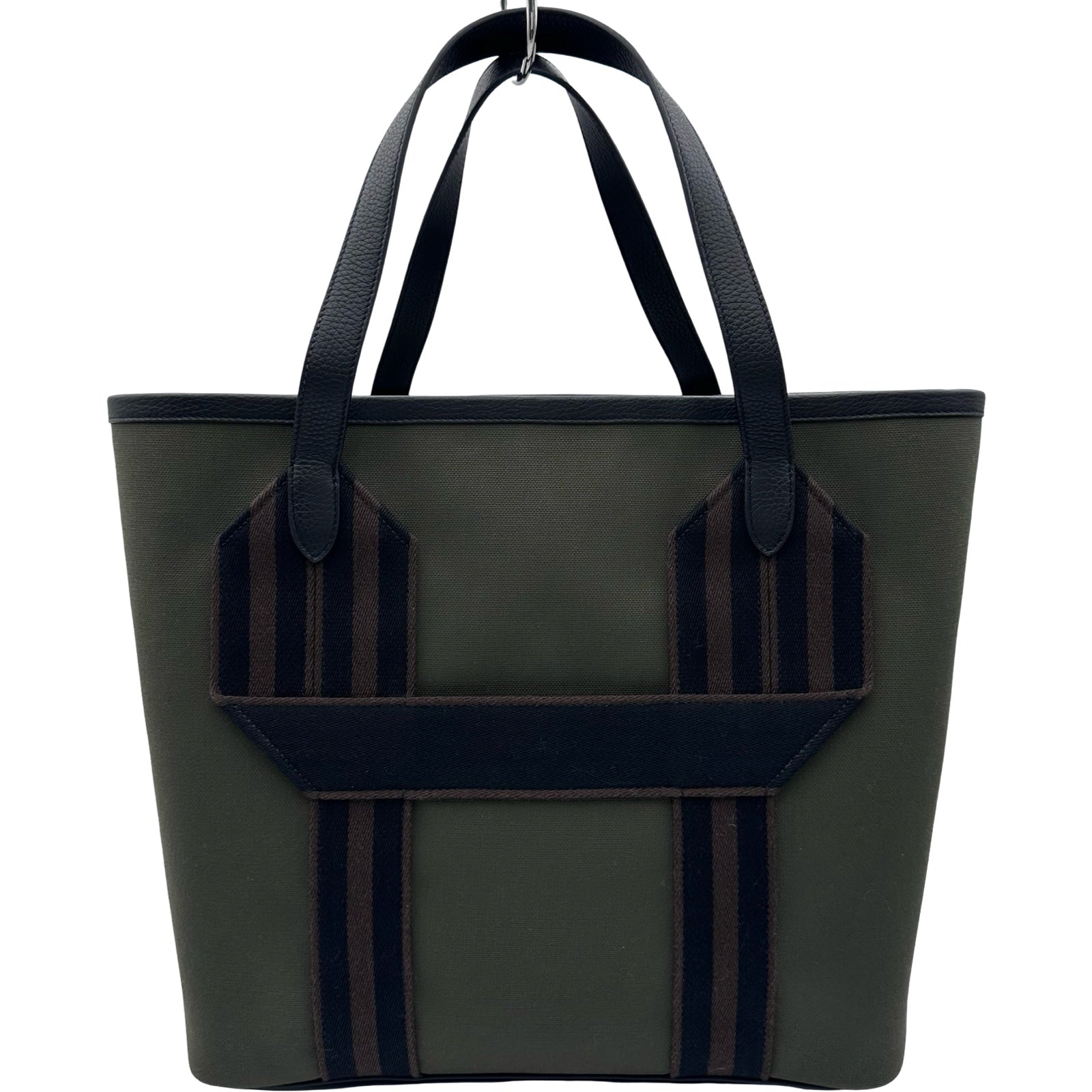 エルメス HERMES ピュール・サングル U刻印 カーキ シルバー金具 エルメス HERMES ピュール・サングル U刻印 カーキ シルバー金具