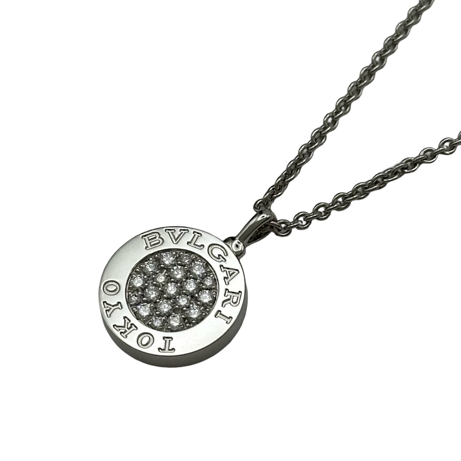BVLGARI ブルガリ・ブルガリ ネックレス ブルガリ BVLGARI ブルガリブルガリネックレス ホワイトゴールド Au750