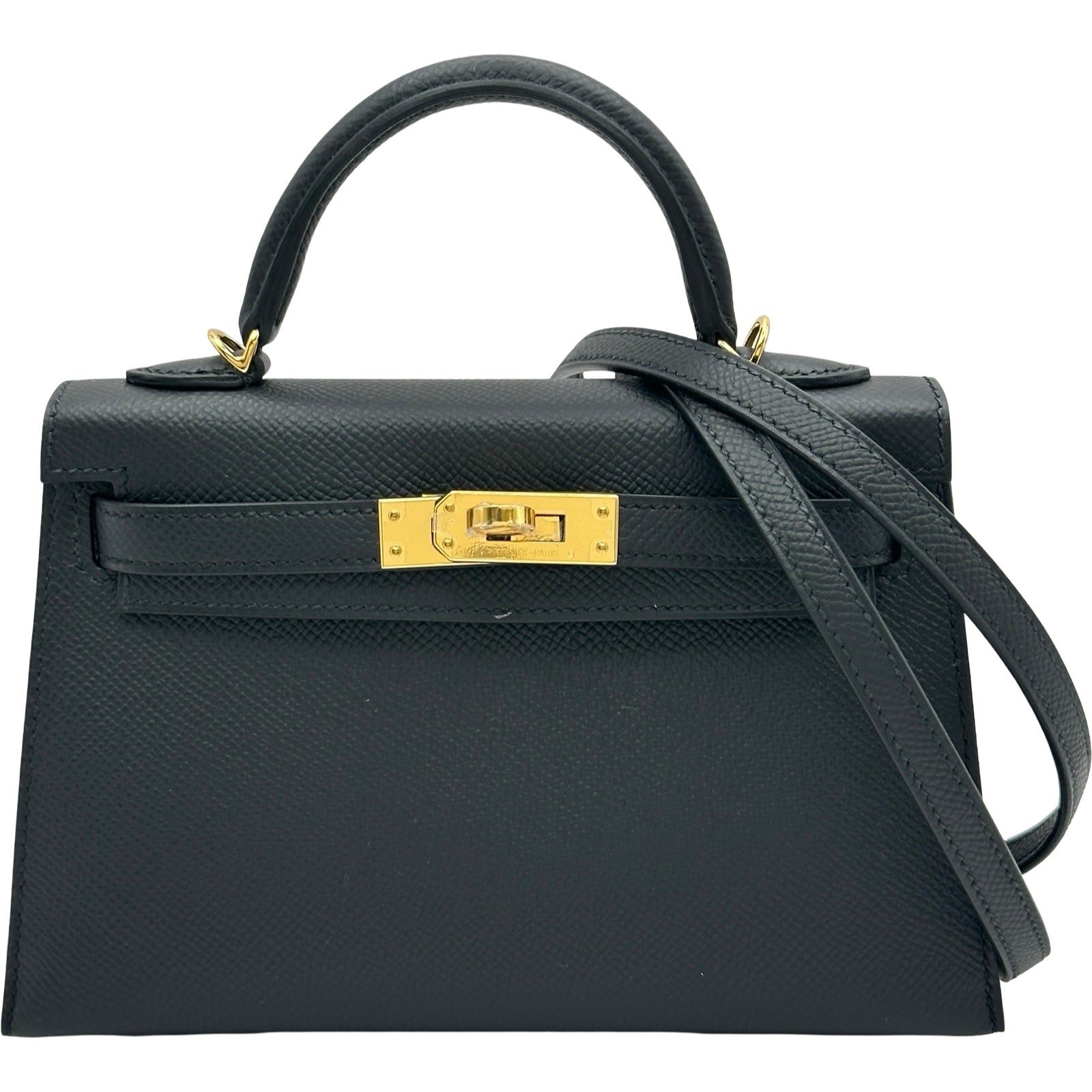 エルメス HERMES ミニケリー2 K刻 ブラック エプソン レディース ショルダーバッグ エルメス HERMES ミニケリー2 K刻 ブラック エプソン レディース