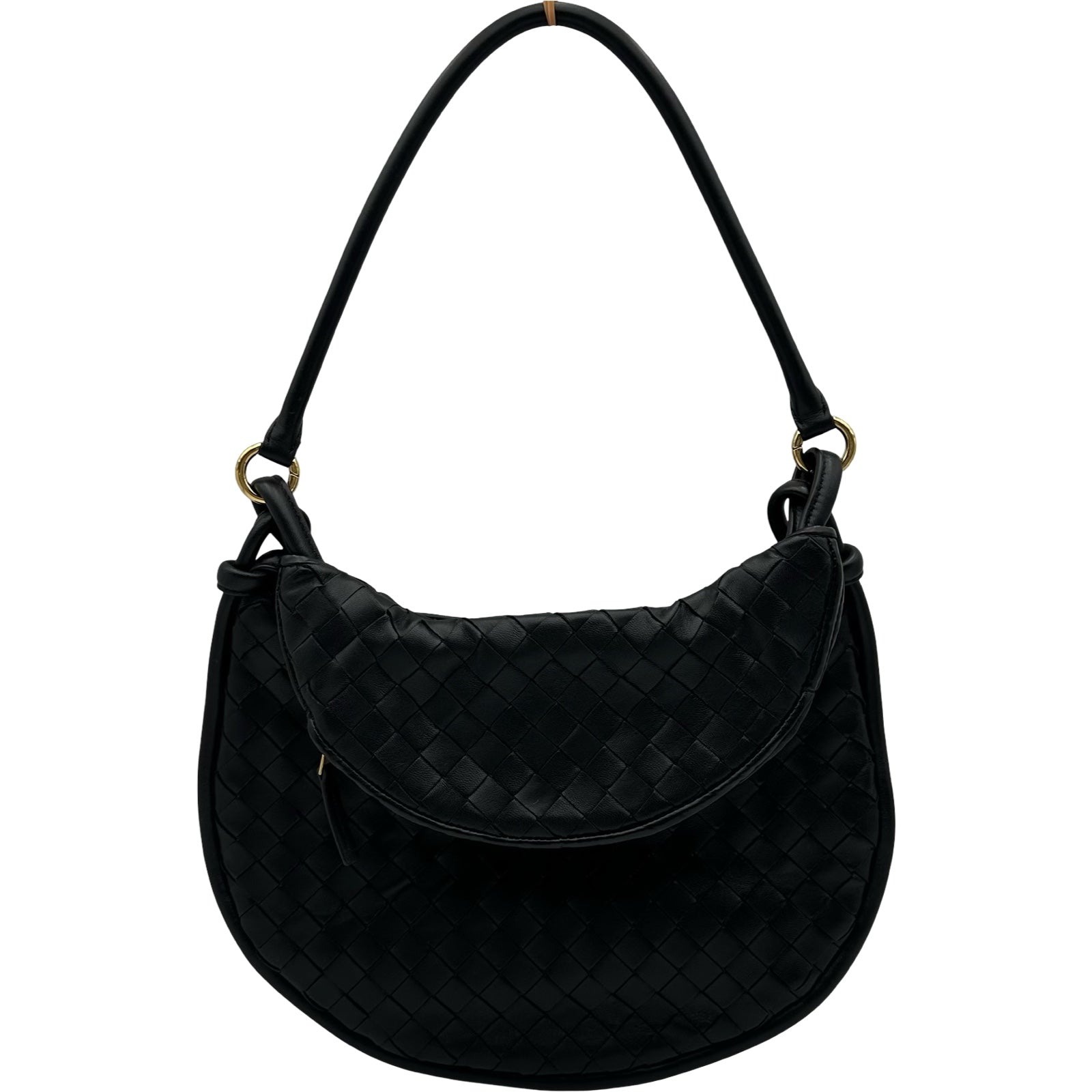 日本正規取扱商品 BOTTEGA VENETA 黒 レザー バッグ 【公式通販】