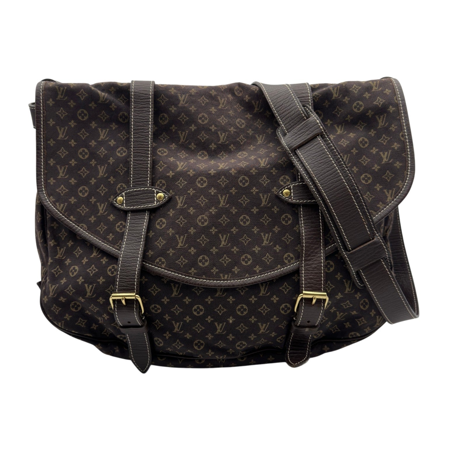 ルイ・ヴィトン LOUIS VUITTON ソミュールXL M95220 エベヌ モノグラム