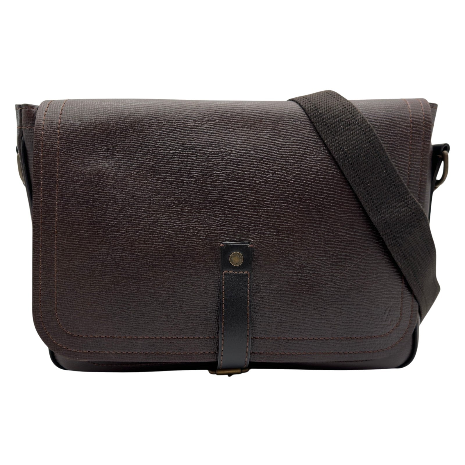 ルイ・ヴィトン LOUIS VUITTON オマハ M92071 ブラウン ユタレザー