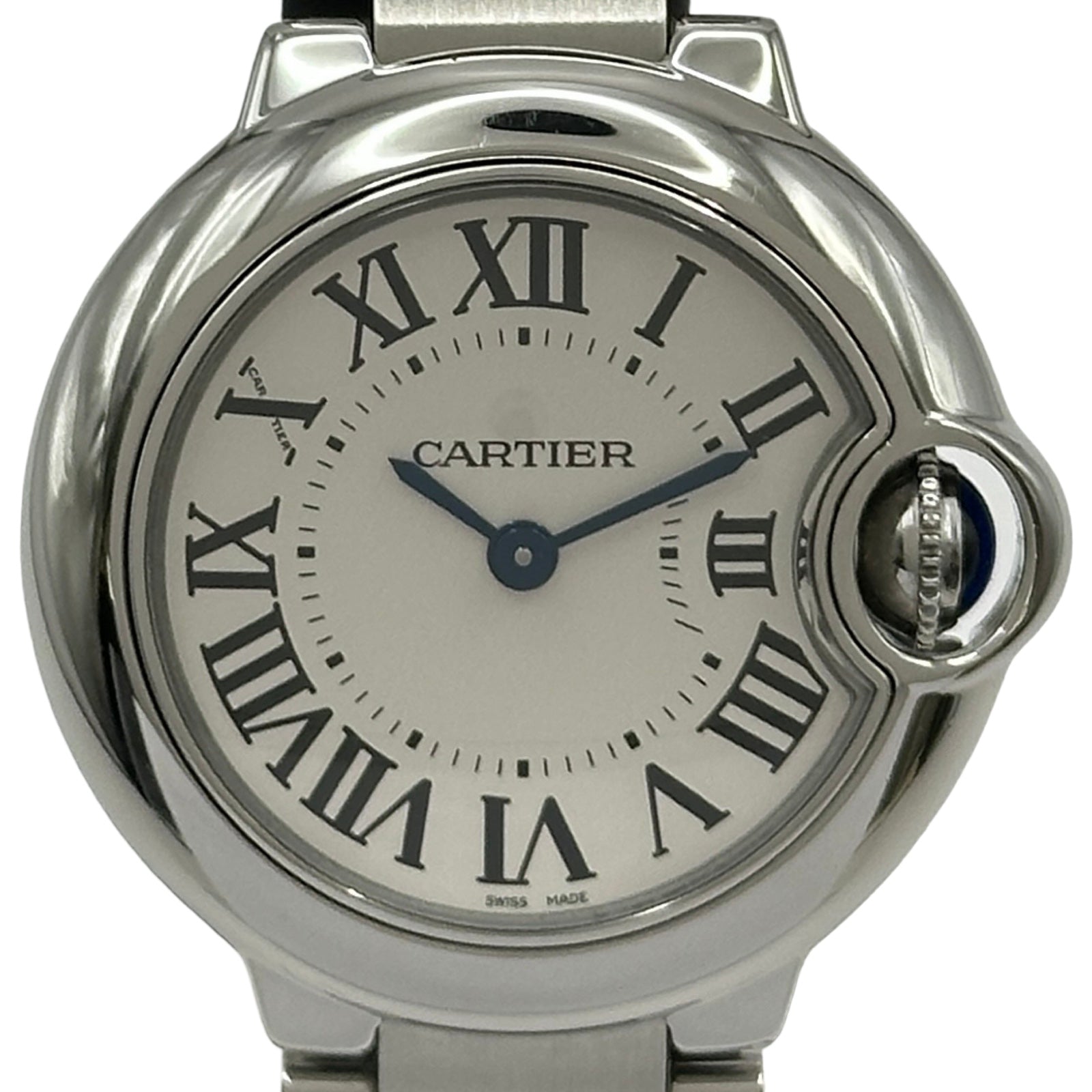 Cartier カルティエ バロンブルー28mm腕時計クォーツW69010Z4 カルティエ Cartier バロンブルードゥカルティエ 28mm W69010Z4