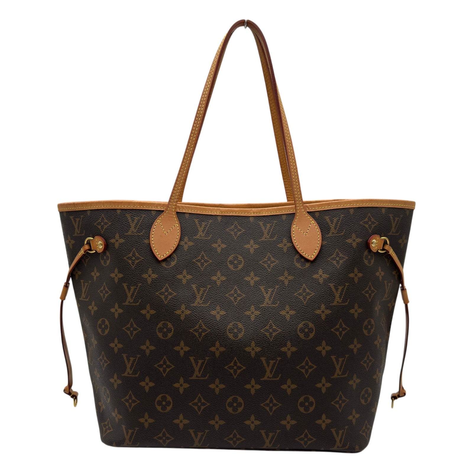 K*i様 Louis Vuitton ブラウンレザートートバッグ ルイ・ヴィトン LOUIS VUITTON ネヴァーフルMM M46975 ブラウン