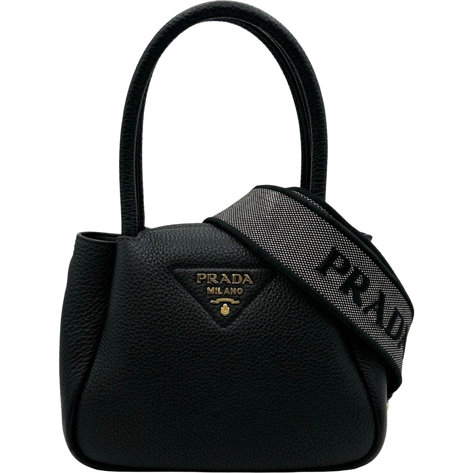 プラダ PRADA 2WAYバッグ 1BA362 ブラック レザー レディース プラダ PRADA 2WAYバッグ 1BA362 ブラック レザー レディース