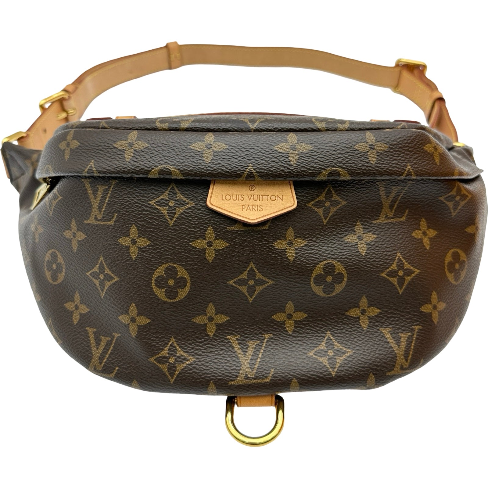 ルイ・ヴィトン LOUIS VUITTON バムバッグ M43644 ブラウン モノグラム