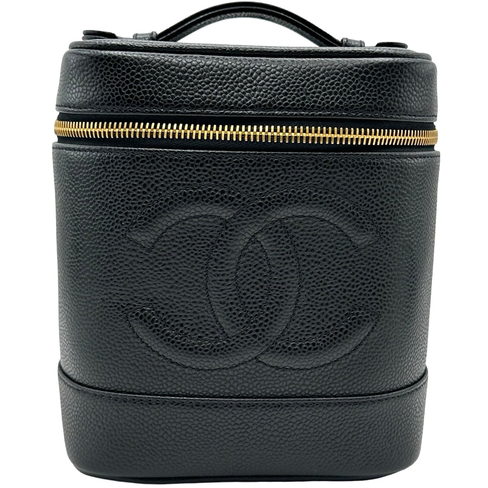 シャネル CHANEL ココマーク バニティバッグ A019998 6番台 ブラック
