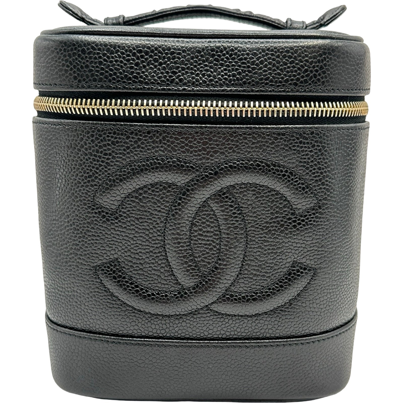 シャネル CHANEL ココマーク バニティバッグ A01998 3番台 ブラック