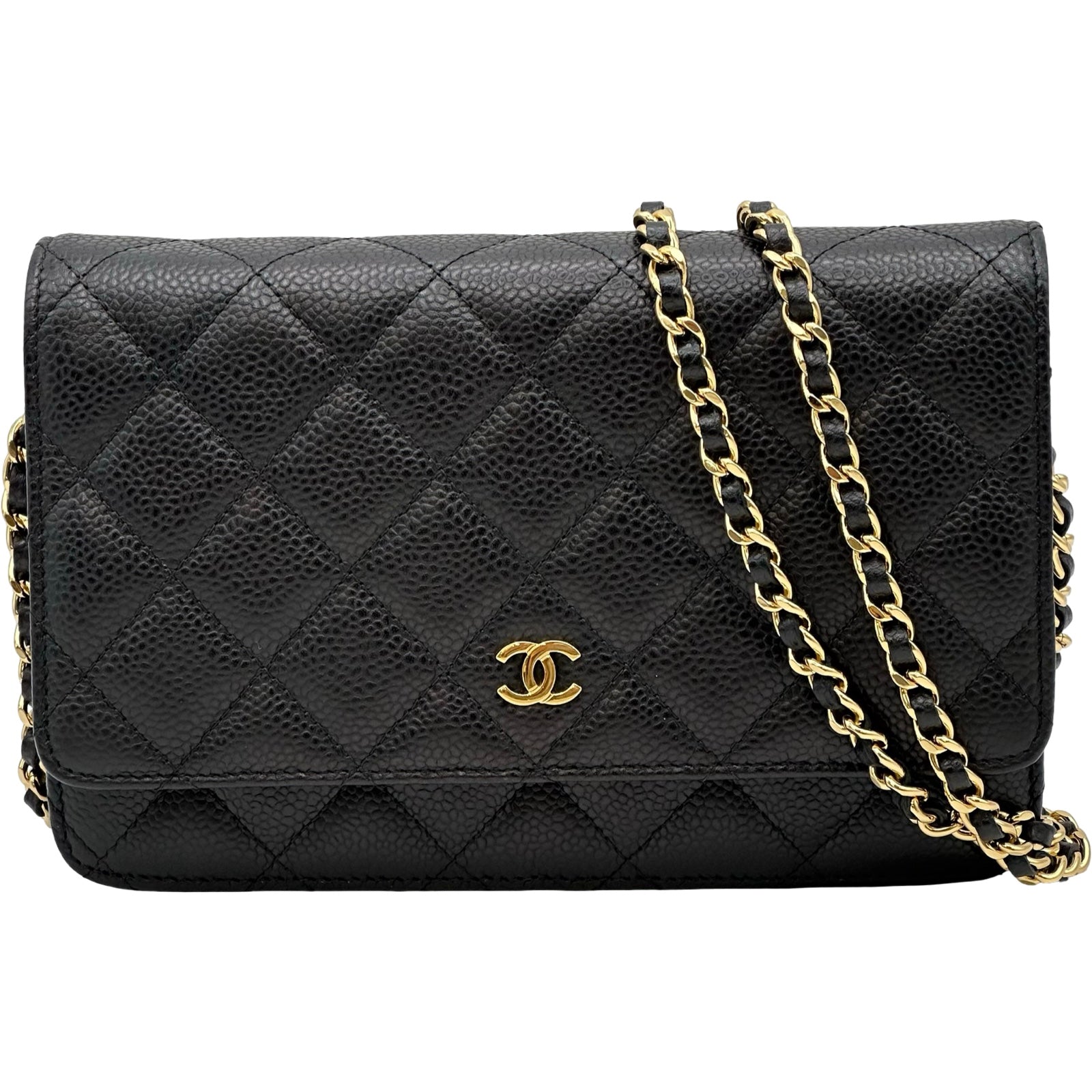シャネル CHANEL マトラッセチェーンウォレット AP0250 28番台