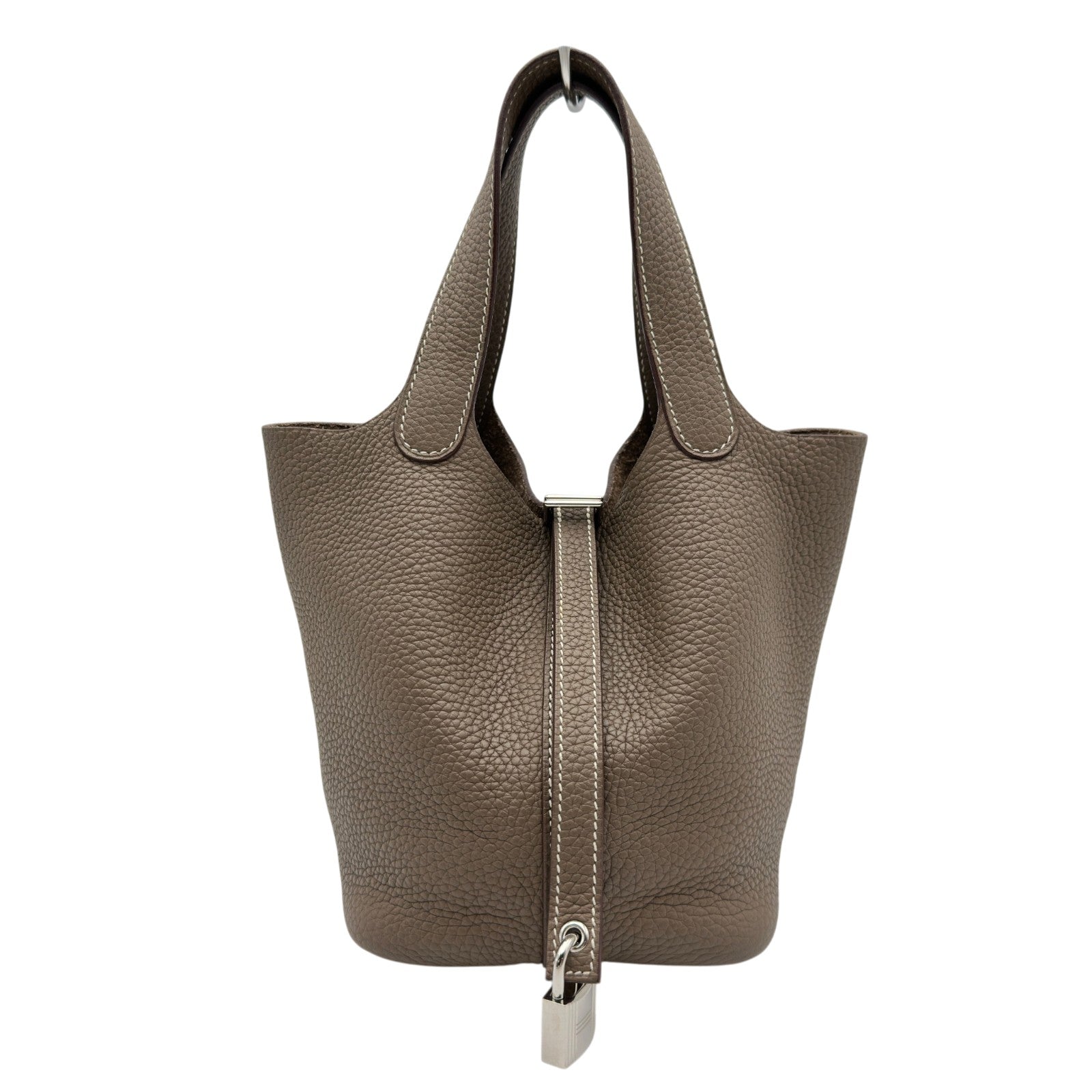 エルメス ピコタンロック PM エトゥープ シルバー金具 エルメス HERMES ピコタンロックPM X刻 エトゥープ シルバー金具