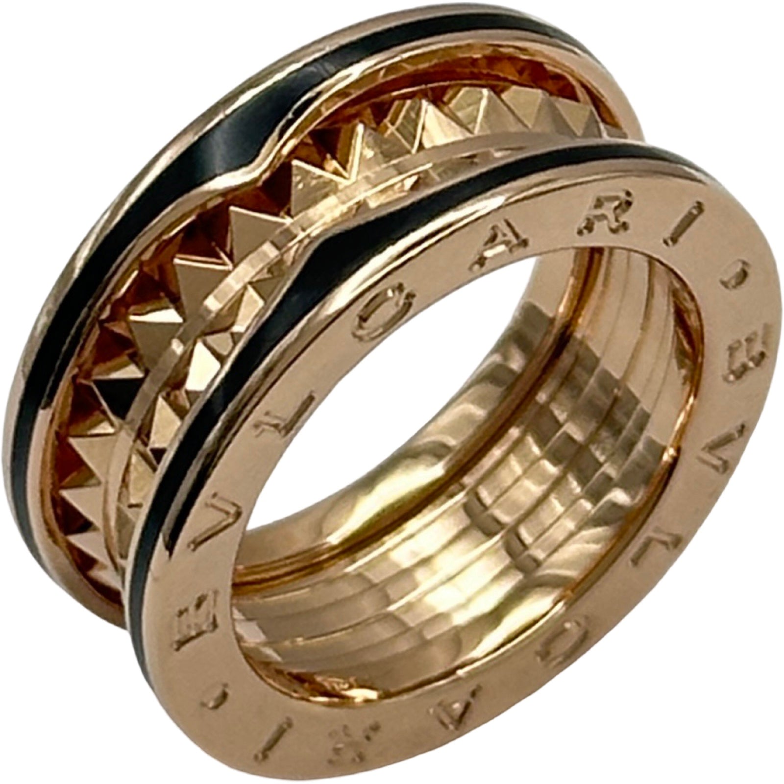 ブルガリ BVLGARI ビーゼロワンロックリング ピンクゴールド Au750