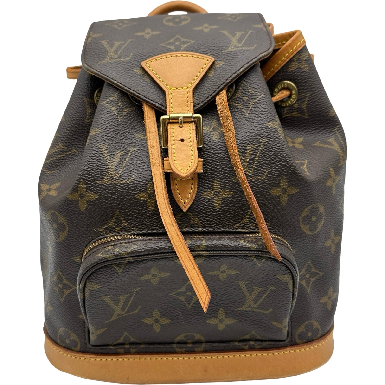 ルイ・ヴィトン LOUIS VUITTON ミニ・モンスリ M51137 ブラウン