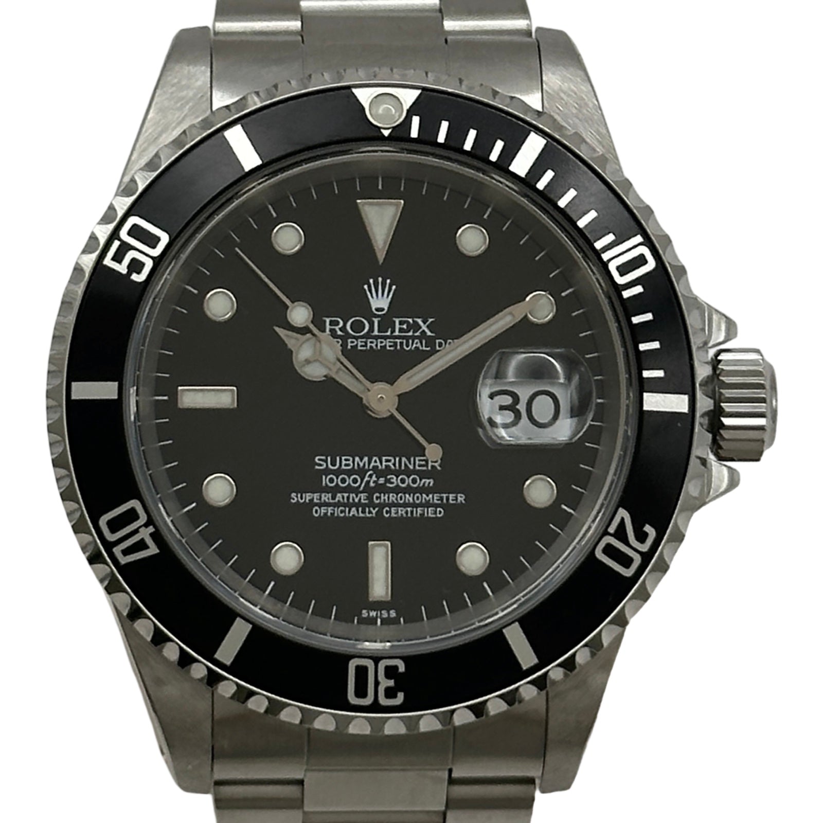 ロレックス ROLEX サブマリーナ 16610 ブラック ステンレススチール