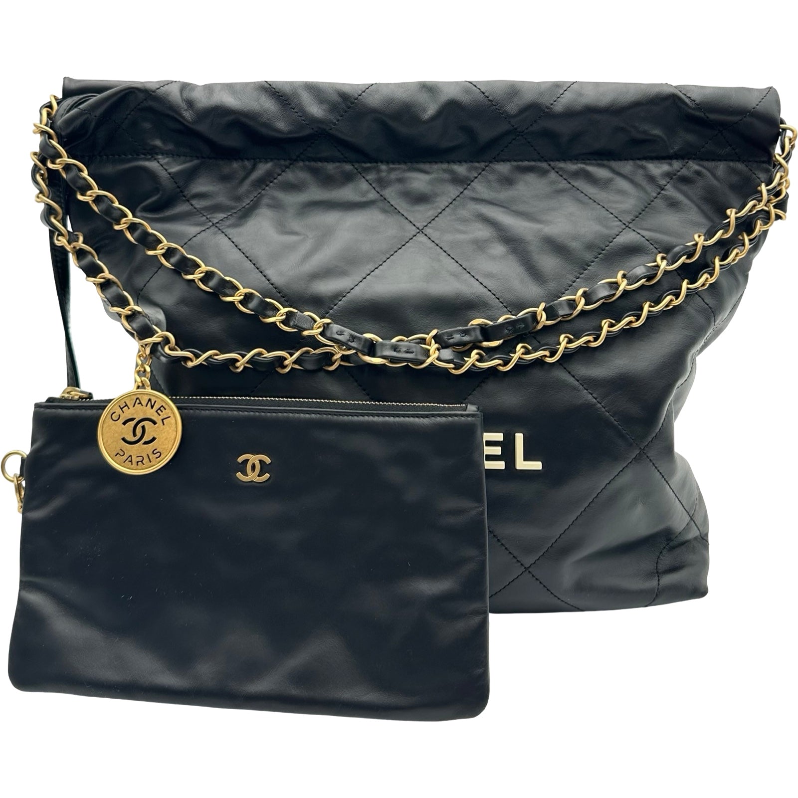 シャネル CHANEL CHANEL 22 スモール AS3260 ブラック ゴールド金具