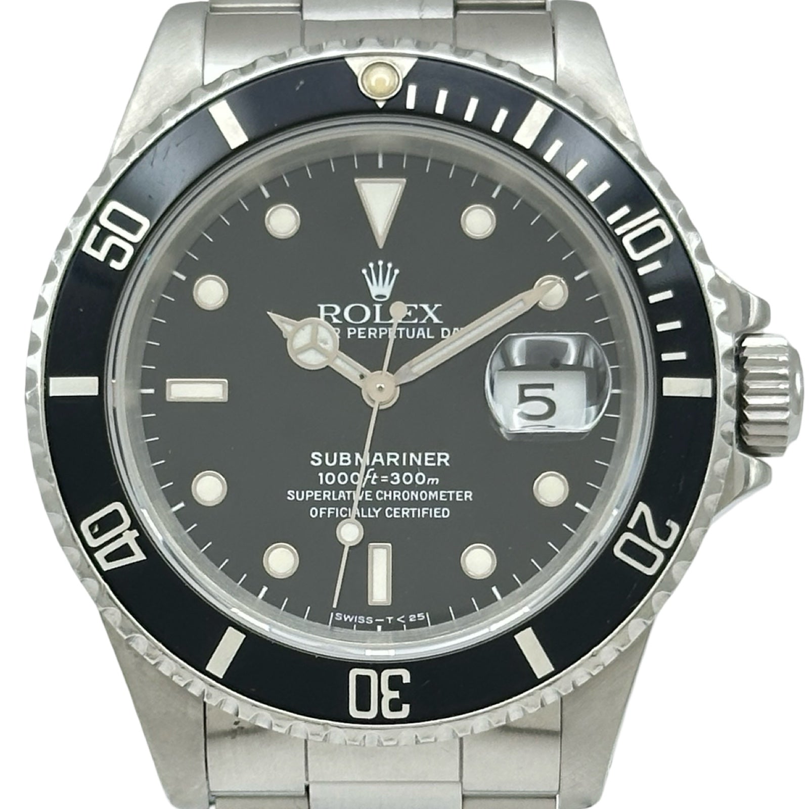 ロレックス ROLEX サブマリーナ 16610 ブラック ステンレススチール
