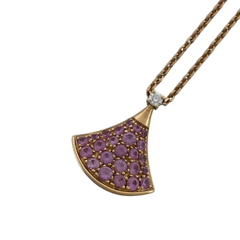 ブルガリ BVLGARI ディーヴァネックレス K18ピンクゴールド 750PG