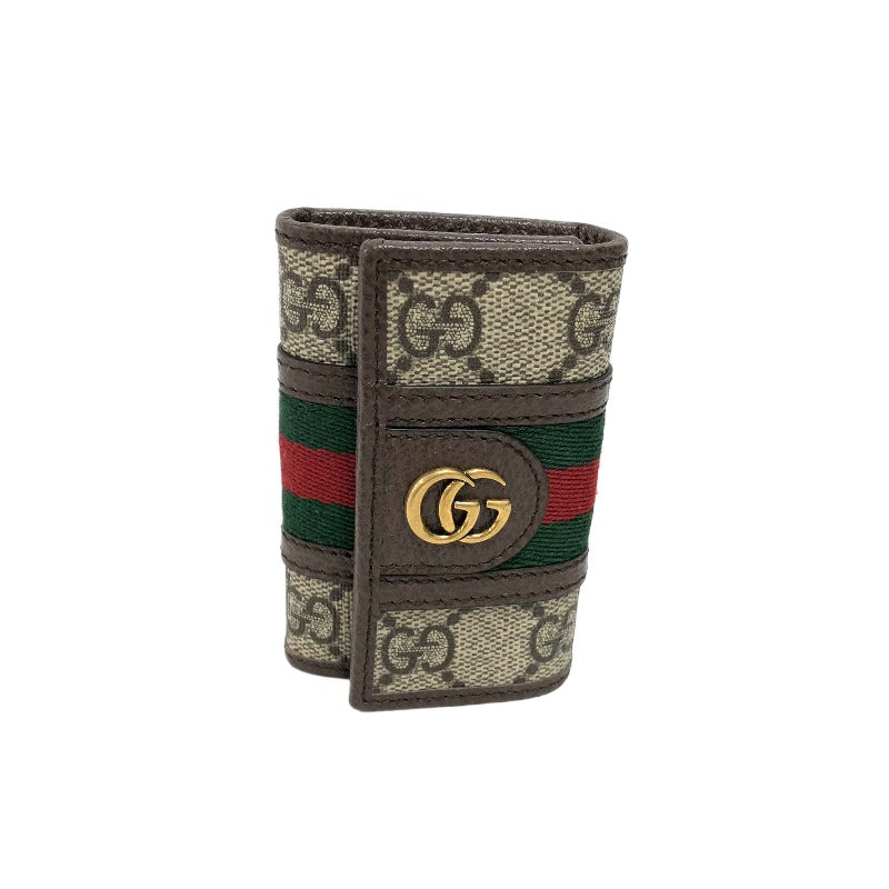 グッチ GUCCI オフィディア GGキーケース 603732 ブラウン・グリーン