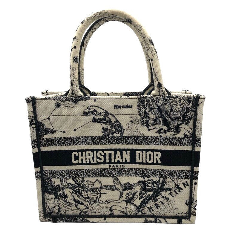 クリスチャン・ディオール Christian Dior ブックトートスモール M1265ZRHZ ラテ/ブラック トワル レディース ハンド |  中古ブランドリユースショップ OKURA(おお蔵)