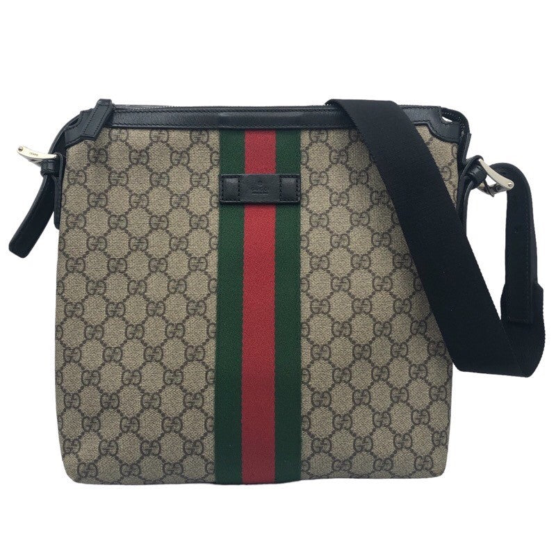 グッチ GUCCI シェリーラインショルダーバッグ ベージュ×シルバー金具 GGプラス レディース ショルダーバッグ | 中古ブランドリユースショップ  OKURA(おお蔵)