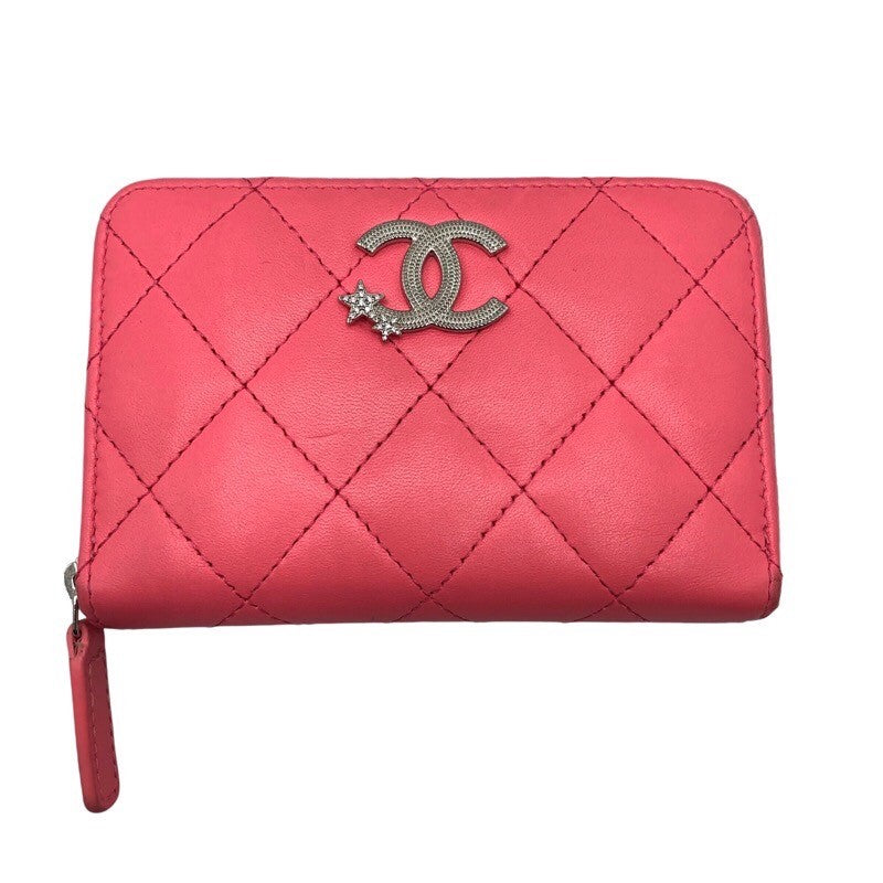 シャネル CHANEL マトラッセジップコインパース AP3728 ピンク