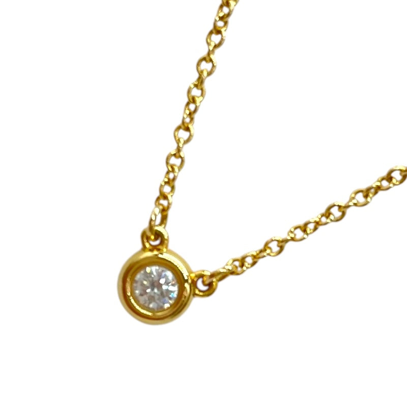 ティファニー TIFFANY＆CO バイザヤードネックレス D0.07ct